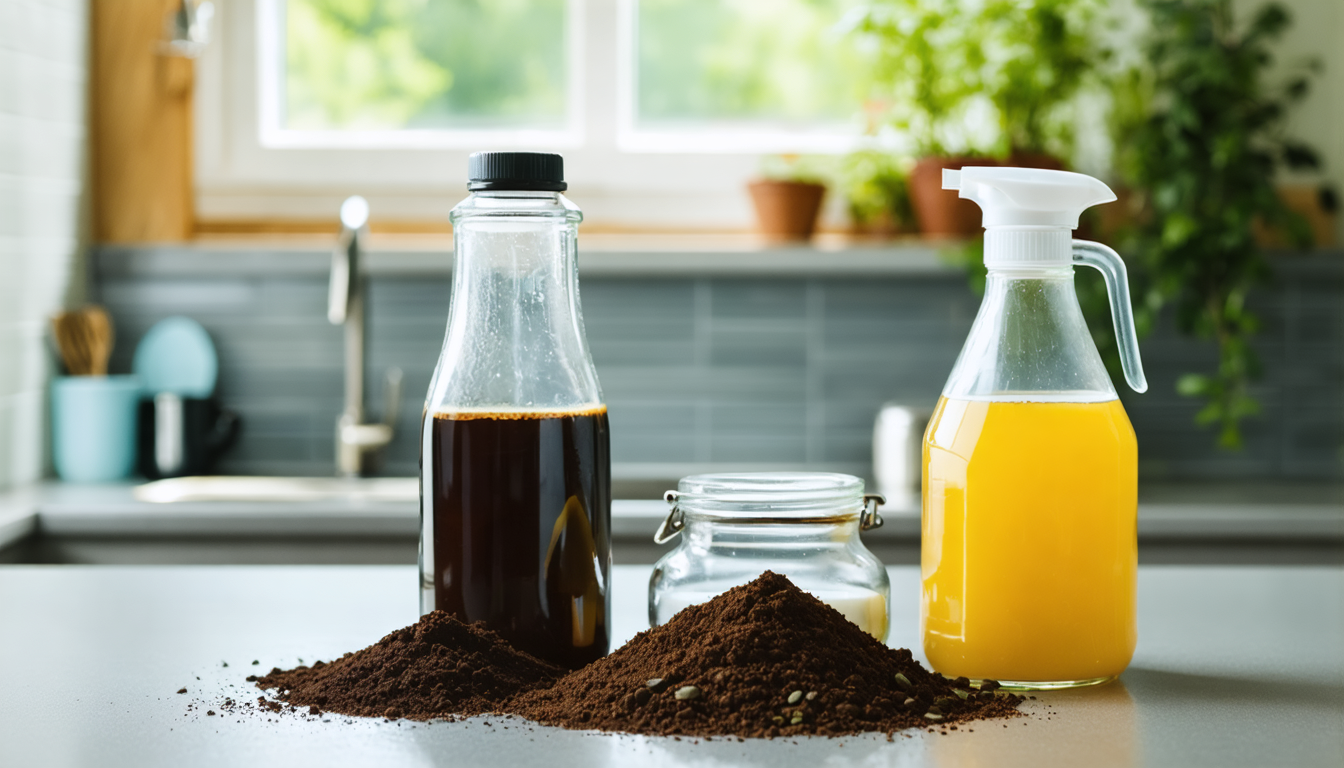 découvrez une astuce méconnue et redoutablement efficace pour le ménage en associant vinaigre et marc de café, et révolutionnez votre manière de nettoyer.
