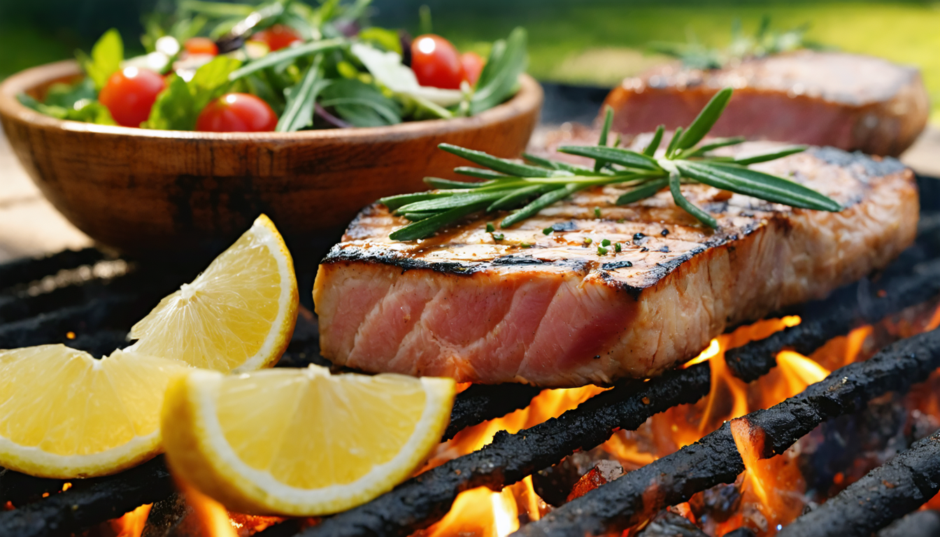 découvrez notre recette simple et gourmande de thon grillé au barbecue, parfaite pour un délice estival plein de saveurs fraîches et estivales.