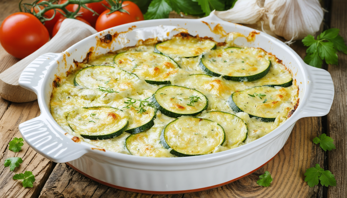 découvrez notre recette simple et gourmande de délice de courgettes en gratin à la béchamel provençale, parfaite pour un repas savoureux et réconfortant.