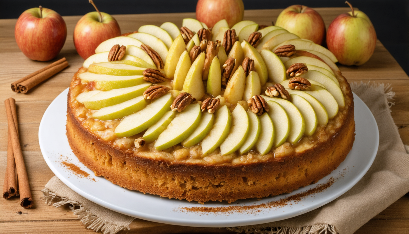 découvrez notre gâteau moelleux aux pommes et poires, un délice fruité parfait pour une pause gourmande et pleine de saveurs.