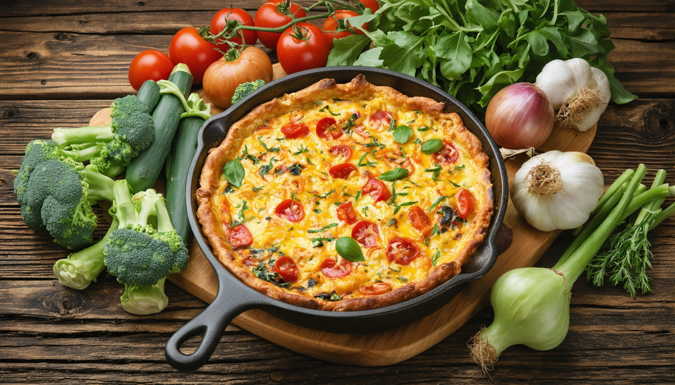 découvrez notre recette gourmande de clafoutis aux légumes de saison et chèvre frais fondant, une entrée savoureuse et facile à préparer pour régaler toute la famille.