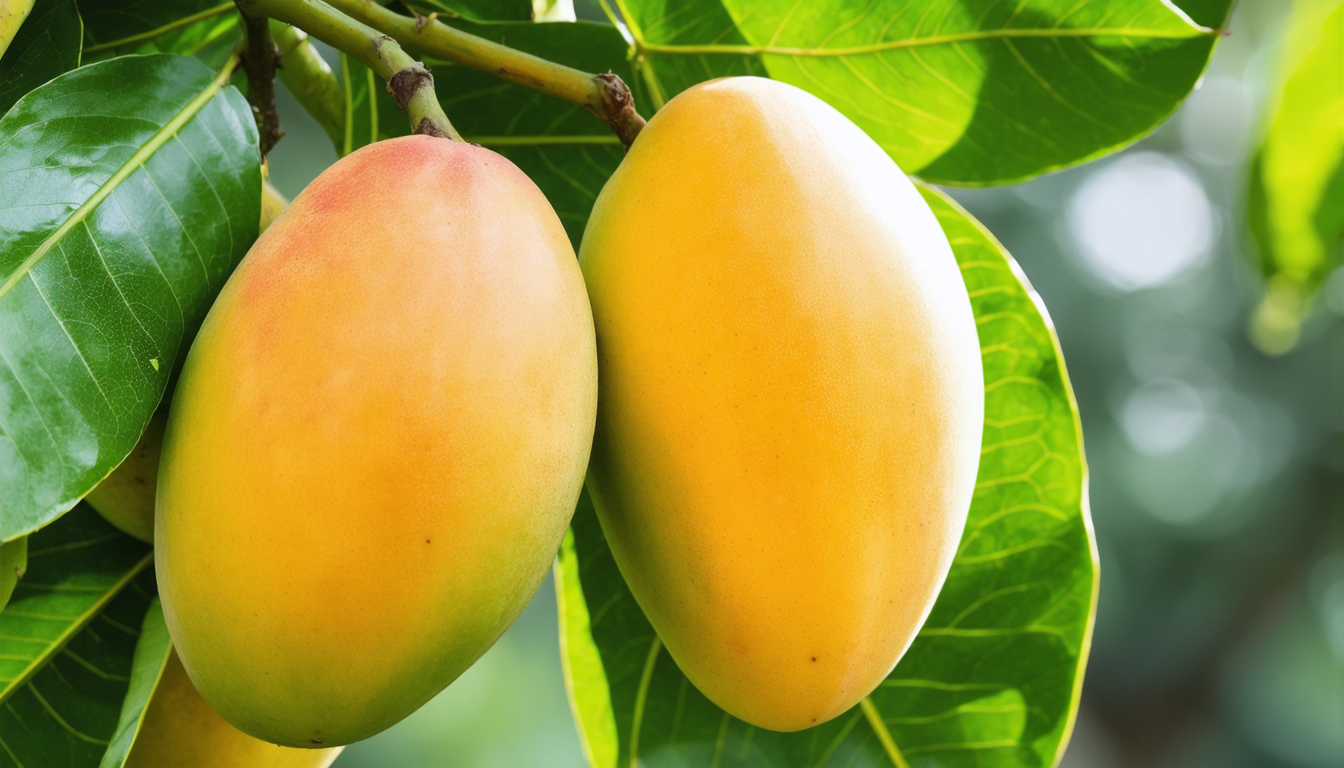 savourez l'alliance parfaite du sucré et du salé avec ces cuillères de mangue rôtie au miel et fromage frais, une recette gourmande et simple à réaliser.