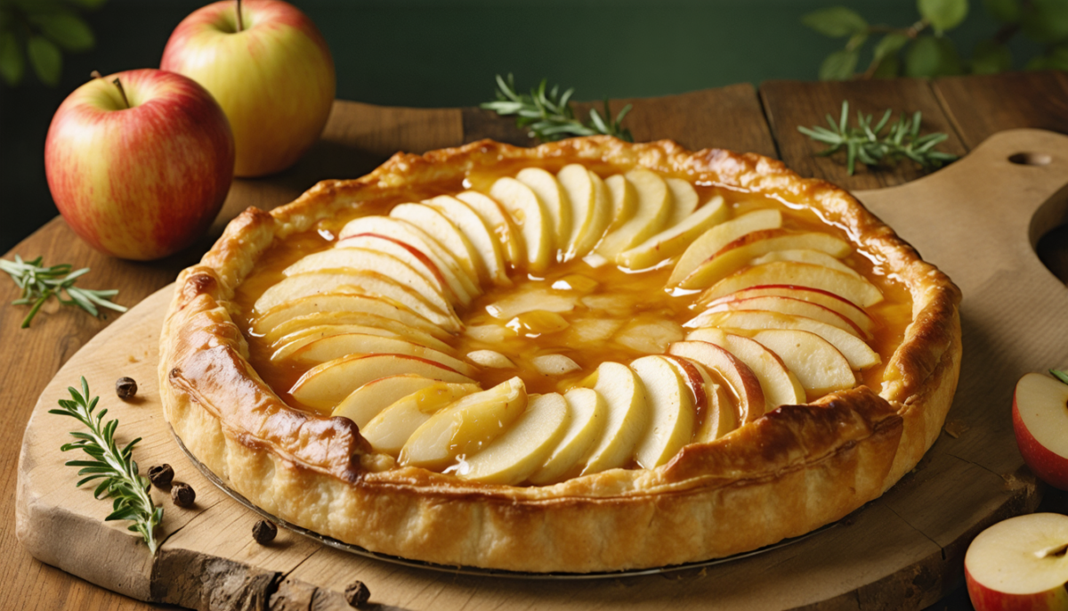 découvrez notre recette irrésistible de tarte pomme-camembert, un délice sucré-salé parfait pour toutes les occasions. facile à préparer et plein de saveurs gourmandes !