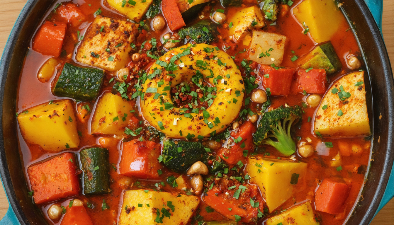 découvrez notre tajine végétarien aux légumes parfumés et épices exquises, un délice marocain qui allie saveurs authentiques et cuisine saine.