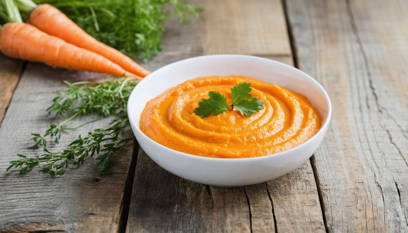 découvrez notre recette simple et gourmande de purée de carottes au thermomix, parfaite pour un repas sain et savoureux en toute facilité.