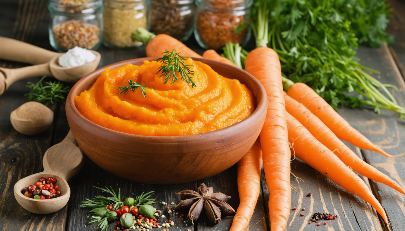 découvrez notre recette simple et gourmande de purée de carottes au thermomix, parfaite pour un plat savoureux et facile à réaliser.