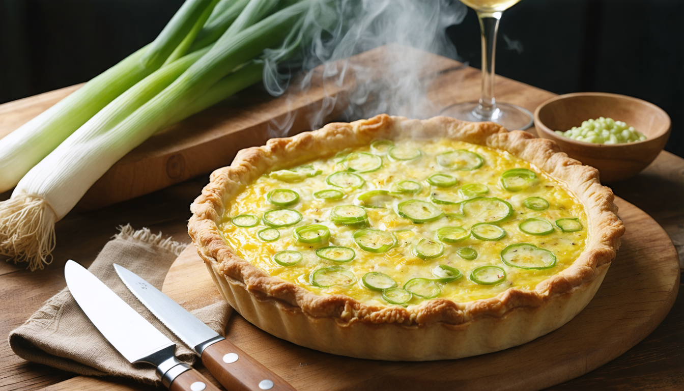découvrez notre recette simple et savoureuse de quiche aux poireaux, parfaite pour un repas gourmand et facile à préparer. idéale pour toutes les occasions !