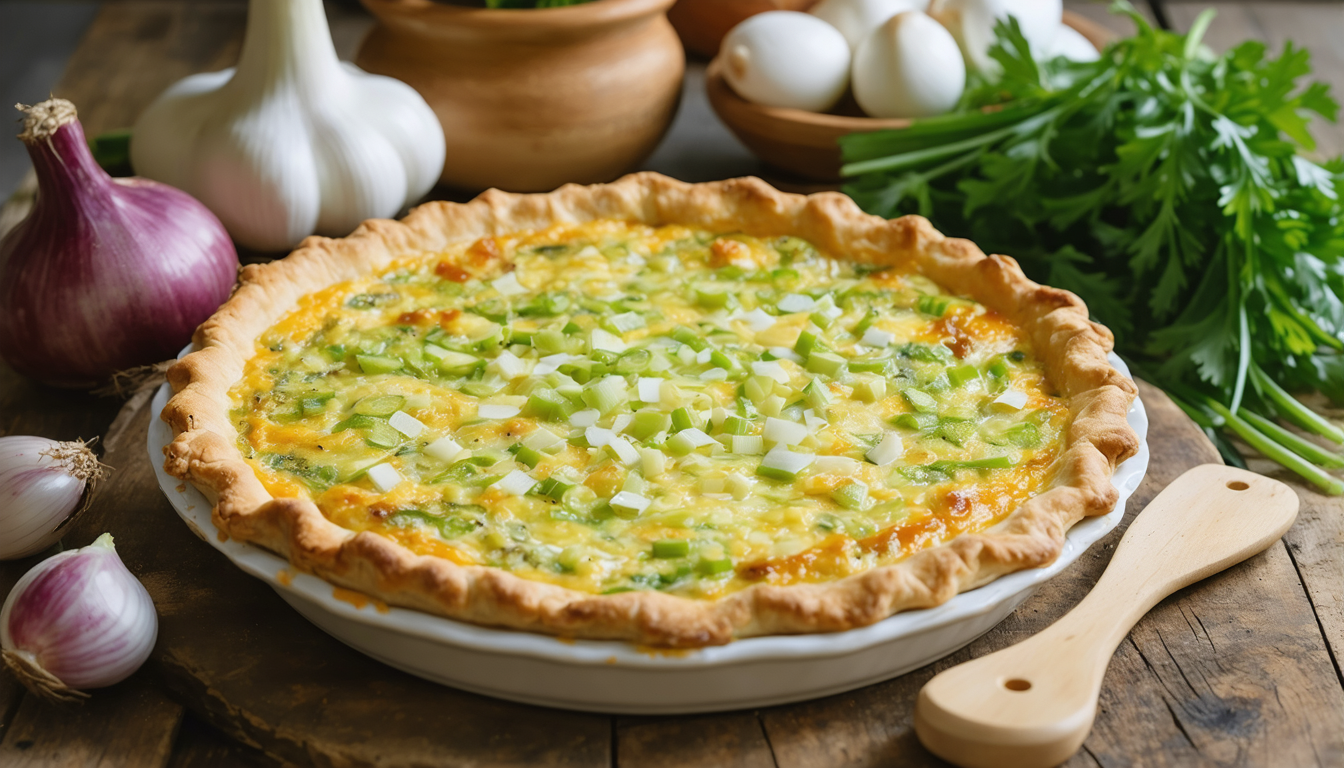 découvrez notre recette simple et savoureuse de quiche aux poireaux, idéale pour un repas gourmand et facile à préparer. parfaite pour régaler toute la famille !