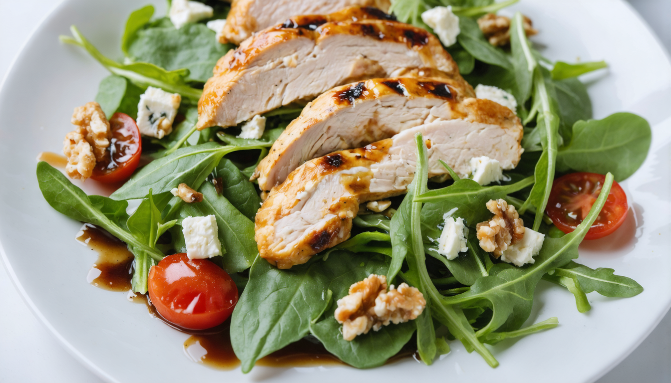 découvrez notre délicieuse salade au poulet et bleu de bresse, une recette savoureuse et gourmande idéale pour un repas frais et plein de saveurs.