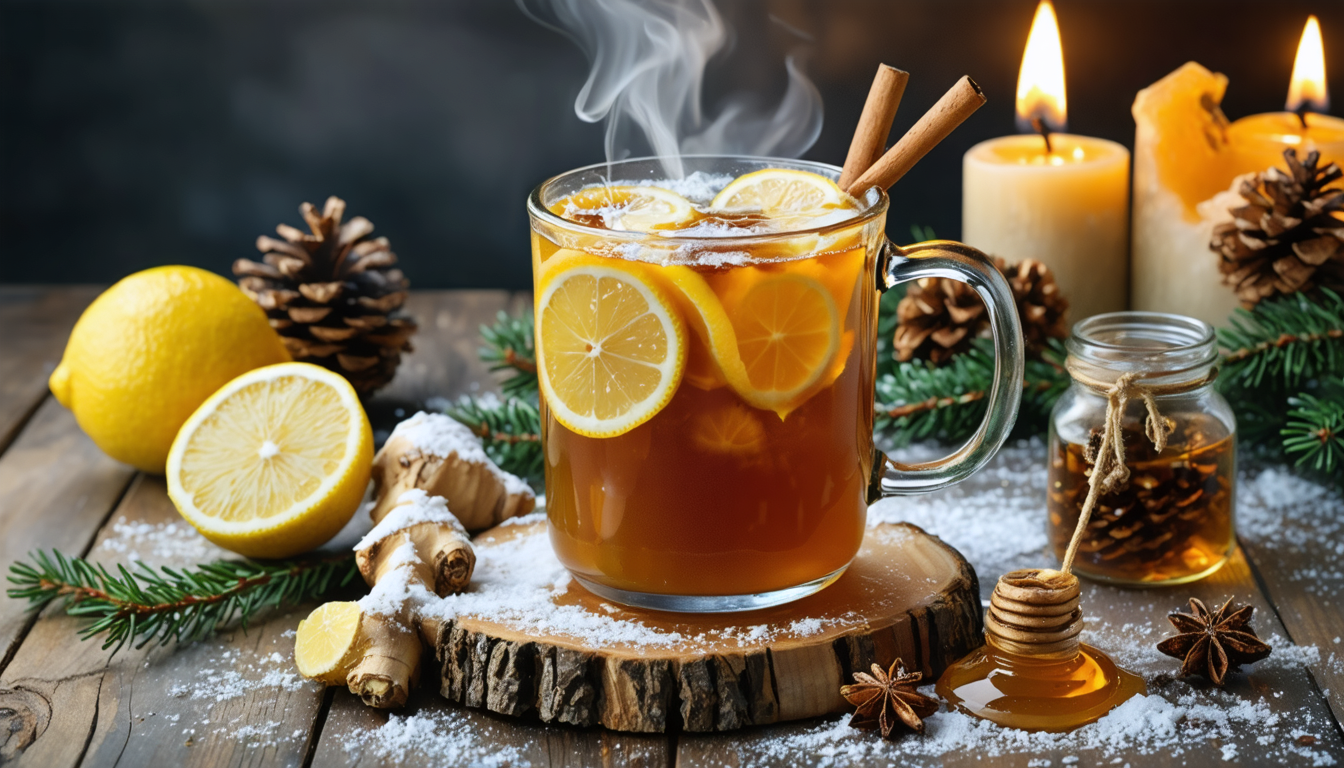 découvrez notre recette réconfortante de grog de noël au miel, citron et gingembre, parfaite pour se réchauffer et savourer l'esprit chaleureux de l'hiver.
