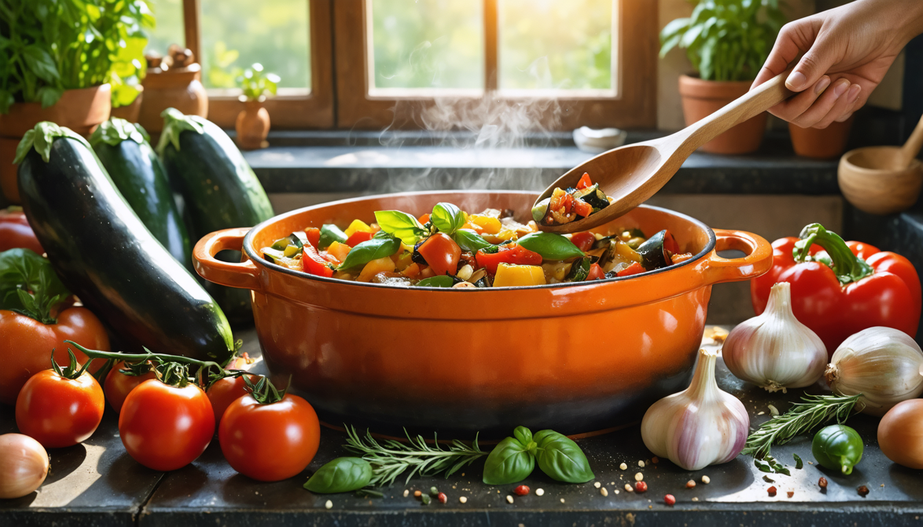 découvrez l'astuce incontournable de la cuisine provençale pour préparer une ratatouille délicieuse en un clin d'œil. savourez des saveurs authentiques et gourmandes facilement.