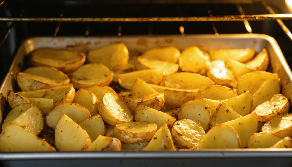 découvrez le secret pour des pommes de terre dorées, croustillantes à l'extérieur et fondantes à l'intérieur, parfaites à chaque cuisson.