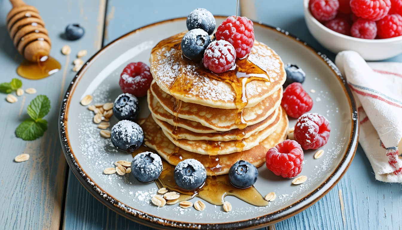 découvrez la recette simple et savoureuse des pancakes d’aurélie aux flocons d’avoine, parfaits pour un petit-déjeuner gourmand et équilibré.
