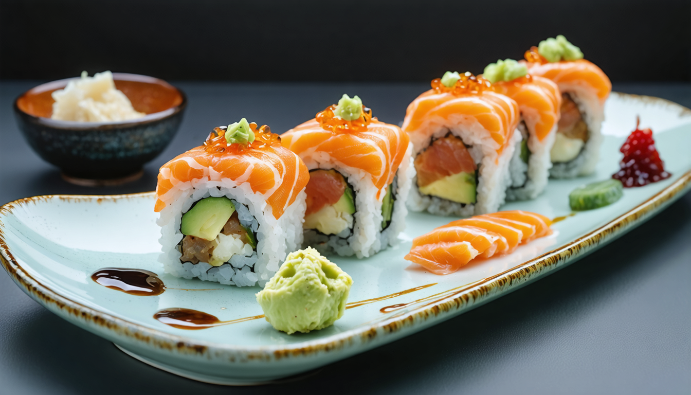 découvrez nos makis maison allégés aux rillettes de crabe et saumon, sans riz, pour un plaisir léger et gourmand.