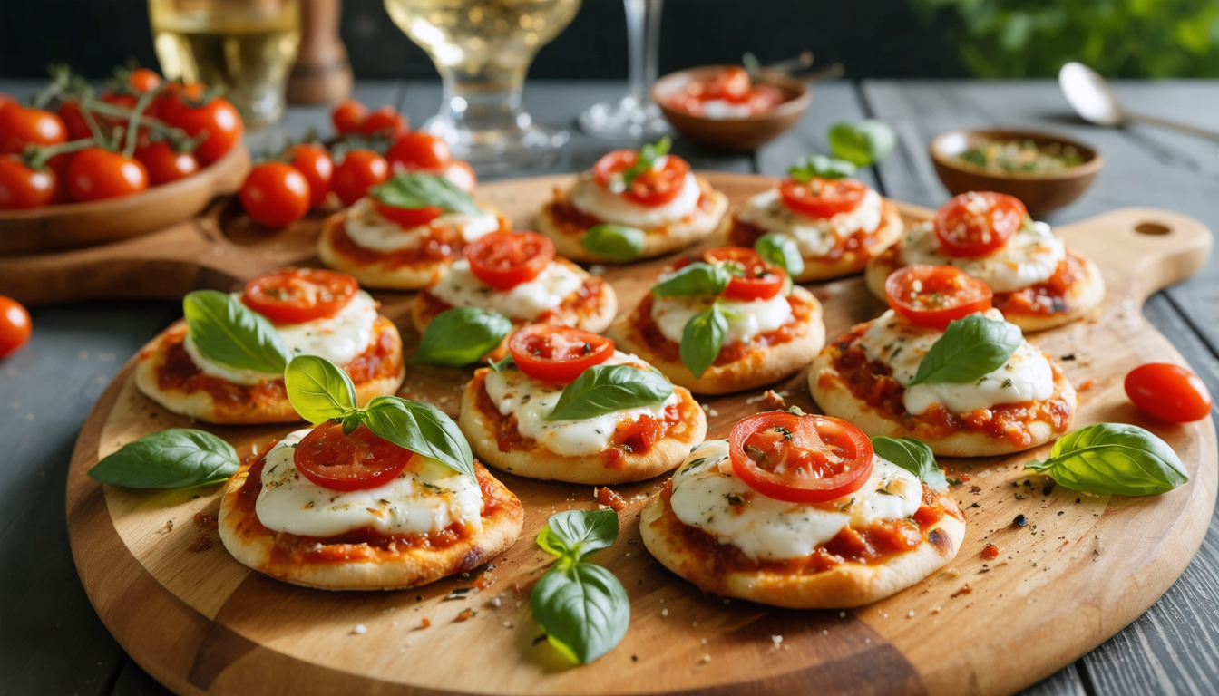 découvrez nos recettes rapides et savoureuses de mini-pizzas, parfaites pour un apéritif gourmand et convivial. faciles à préparer, elles raviront vos invités à coup sûr !