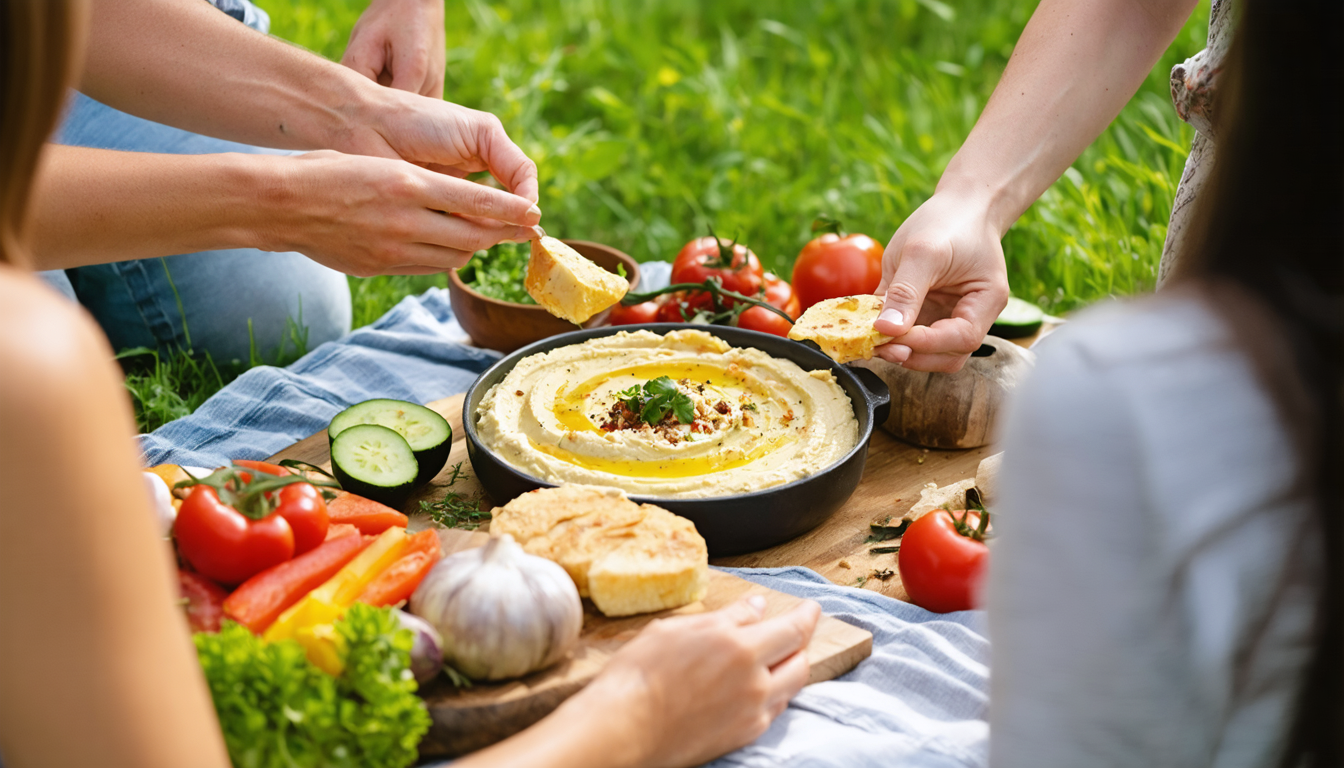 découvrez comment préparer un houmous maison gourmand, simple et rapide grâce à votre thermomix. une recette savoureuse prête en un clin d'œil pour régaler vos proches.