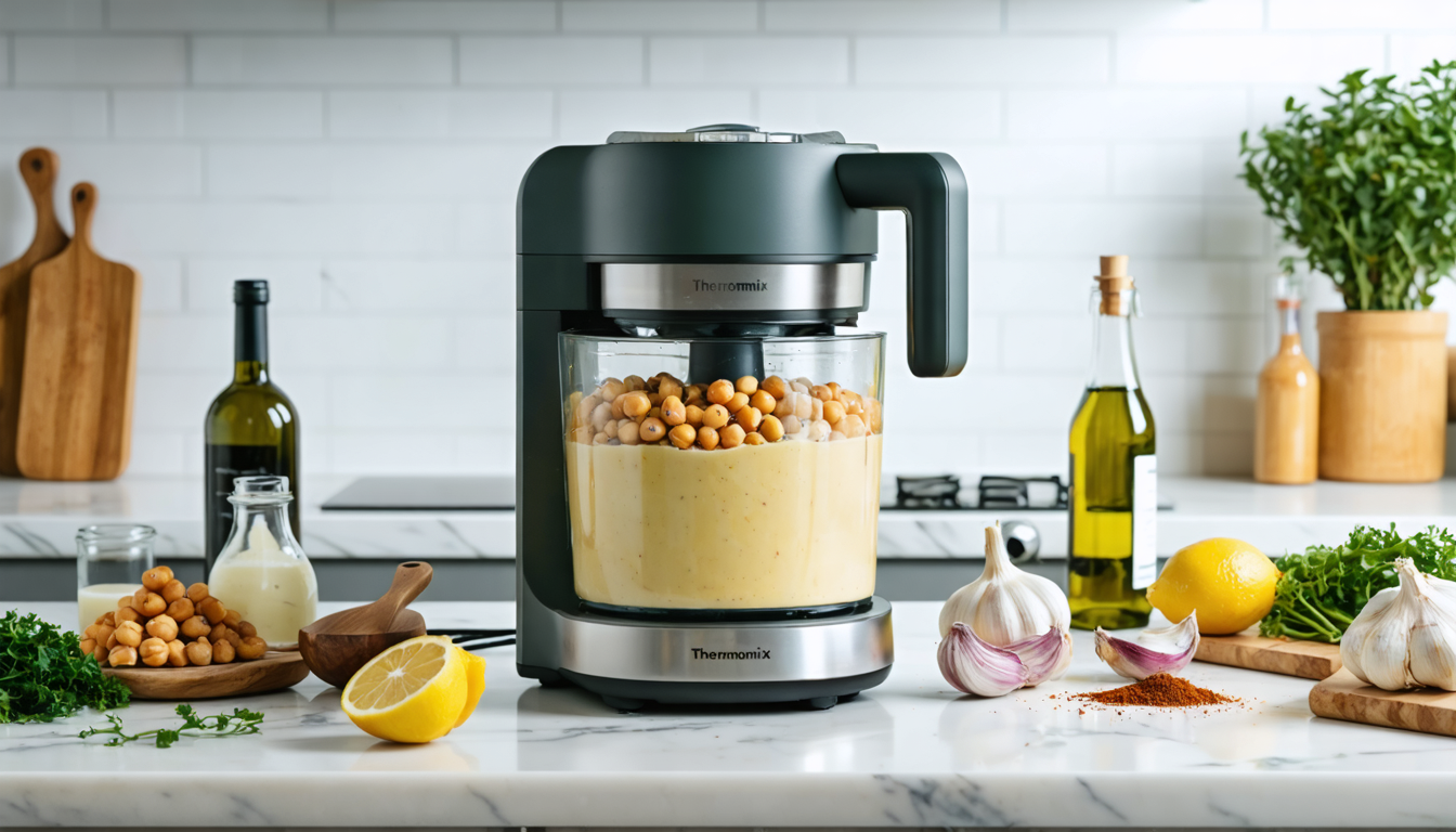 découvrez comment préparer un houmous maison rapide, facile et savoureux avec votre thermomix. une recette simple pour un apéritif gourmand en un clin d'œil.