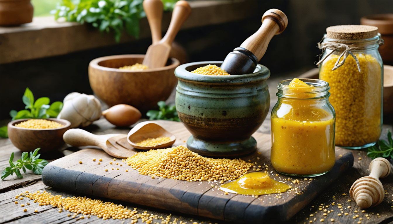 découvrez notre recette maison pour préparer une moutarde à l'ancienne savoureuse et facile à réaliser, et apportez une touche de chef à vos plats.