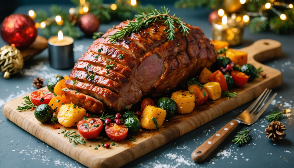 découvrez notre recette festive de rôti de noël végétarien préparé à l'airfryer, alliant gourmandise et saveurs savoureuses pour un repas de fête léger et réussi.