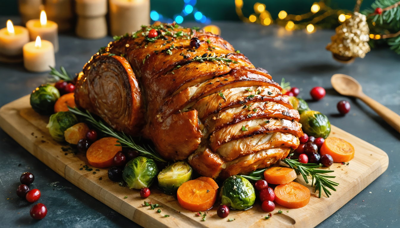 découvrez notre recette festive et gourmande de rôti de noël végétarien à l'airfryer, parfaite pour un repas de fête savoureux et facile à préparer.