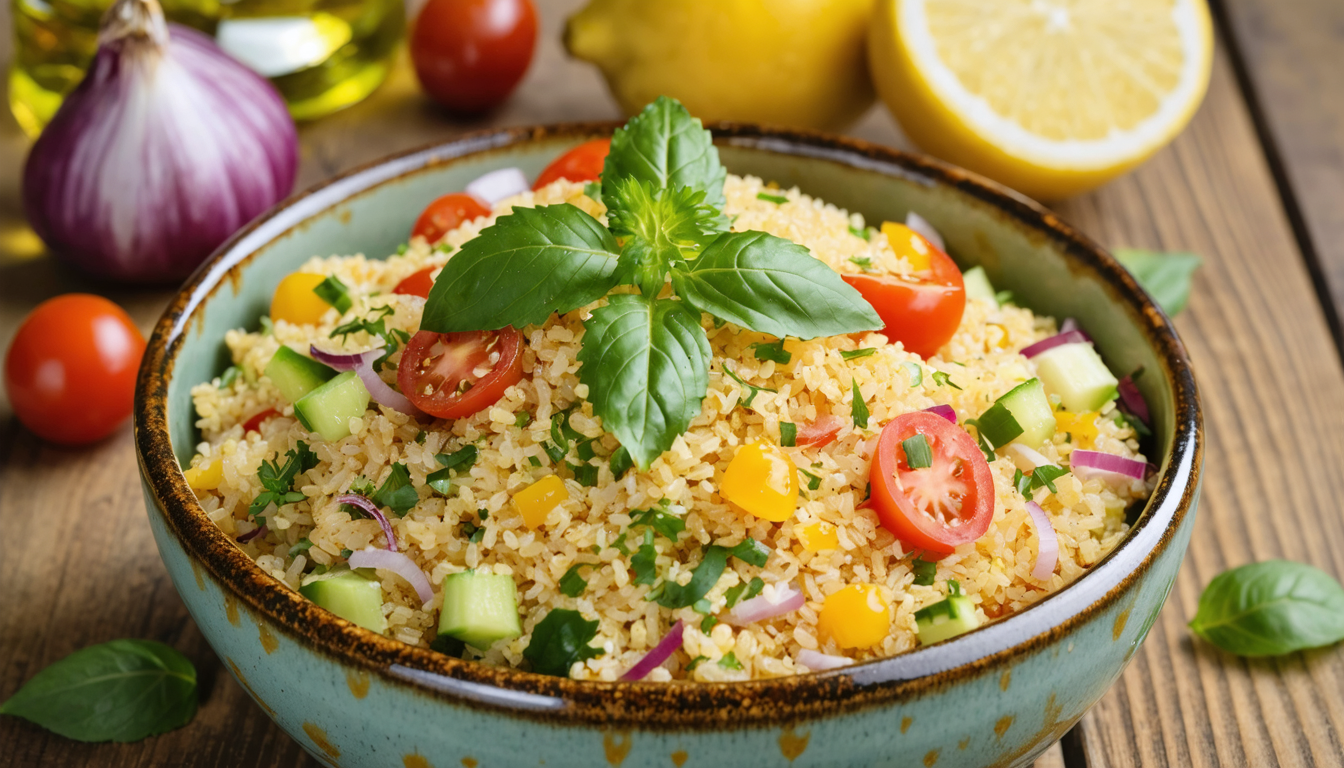découvrez notre recette de salade de boulgour, une préparation fraîche et savoureuse idéale pour profiter des saveurs estivales en toute légèreté.