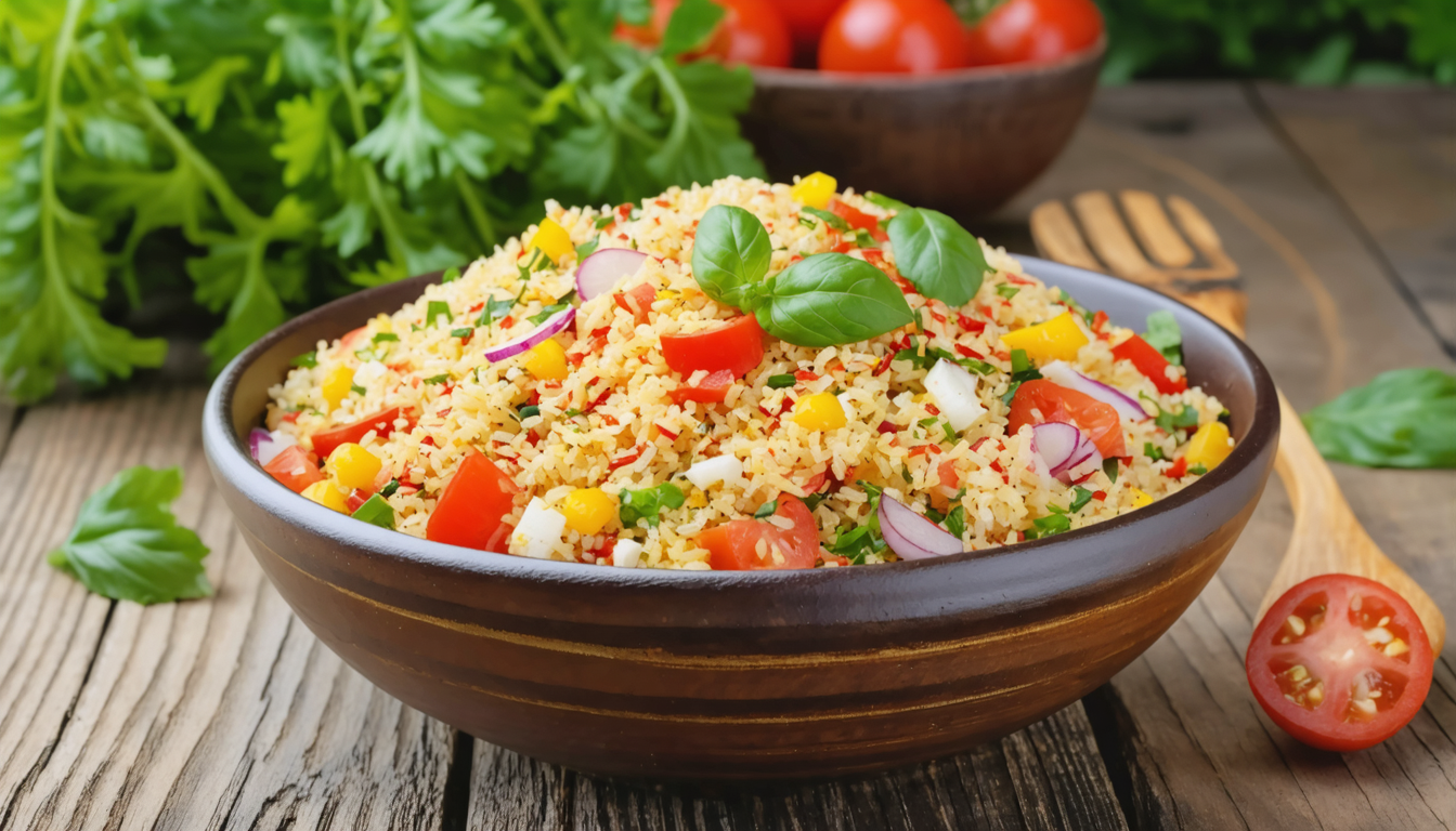 découvrez notre recette fraîche de salade de boulgour, idéale pour l'été, pleine de saveurs légères et colorées qui raviront vos papilles.