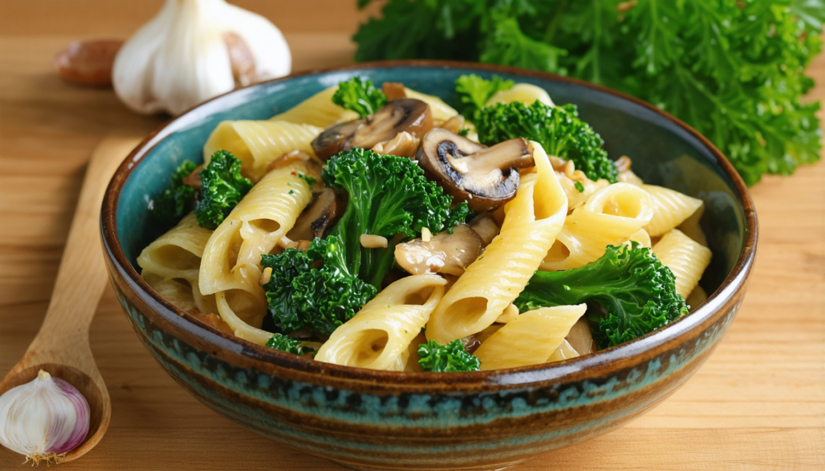 découvrez notre recette simple et équilibrée de sauté léger de pâtes au chou et champignons, parfaite pour un repas sain et savoureux au quotidien.