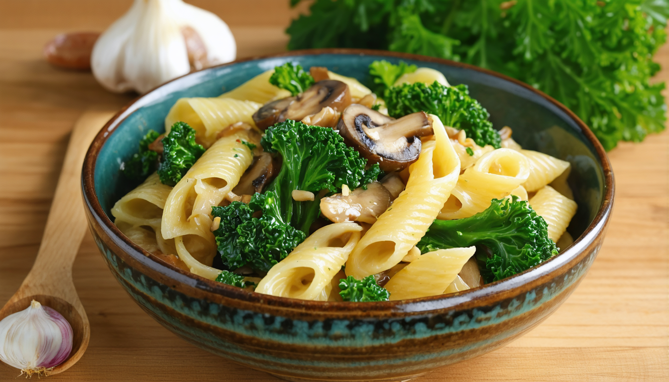 découvrez notre recette simple et équilibrée de sauté léger de pâtes au chou et champignons, parfaite pour un repas sain et savoureux au quotidien.