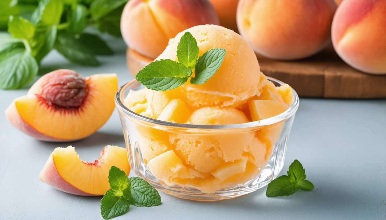 découvrez notre recette estivale de sorbet à la pêche ultra léger, sans besoin de sorbetière. facile, rapide et rafraîchissant pour profiter pleinement des chaudes journées d'été.