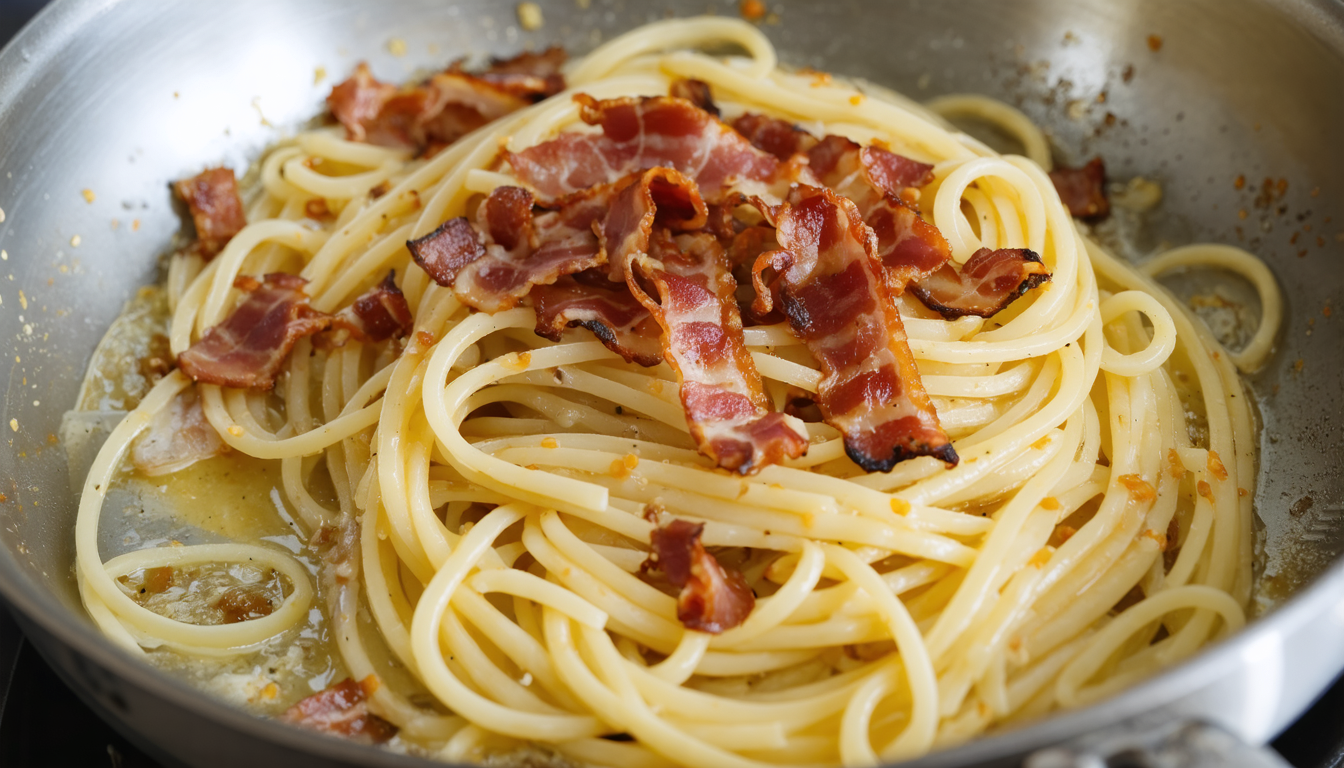 découvrez comment préparer des tagliatelles à la carbonara onctueuses grâce au secret des œufs pour une sauce crémeuse et irrésistible, digne des meilleures trattorias italiennes.
