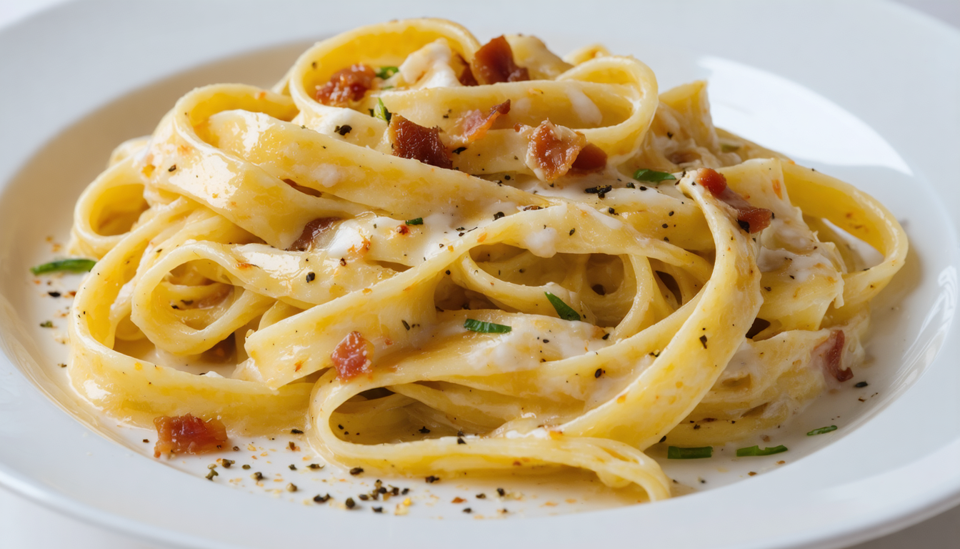 découvrez la recette des tagliatelles à la carbonara onctueuse avec le secret des œufs pour une sauce crémeuse et irrésistible qui ravira vos papilles.