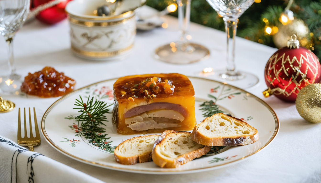 découvrez la recette incontournable de noël : la terrine de foie gras festive cuite au airfryer, simple et rapide pour des fêtes gourmandes.