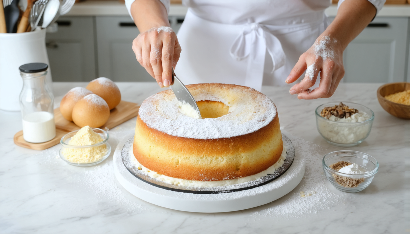 découvrez la recette facile de l'angel cake aérien, un dessert gourmand et léger parfait pour toutes les occasions. suivez nos étapes simples pour réussir ce gâteau moelleux et délicieux.