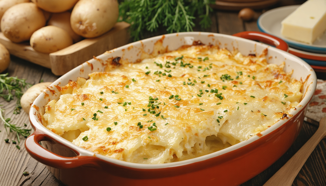découvrez notre gratin de pommes de terre express, une recette savoureuse et rapide qui ravira tous les gourmands autour de la table.