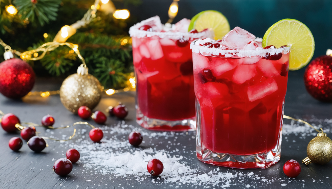 découvrez notre recette festive de margarita acidulée au sirop de canneberge et citron vert, parfaite pour égayer vos soirées de noël avec une touche fraîche et fruitée.