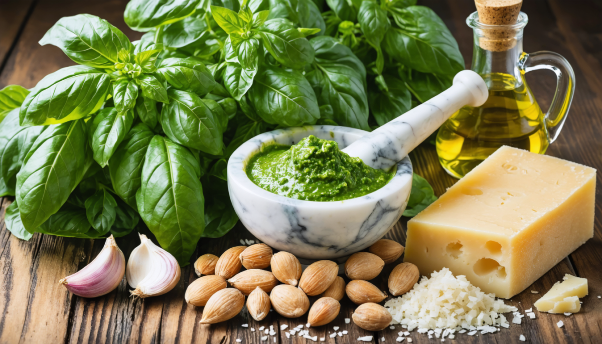apprenez à préparer la véritable sauce pesto genovese avec notre recette authentique, pleine de saveurs fraîches et traditionnelles italiennes.