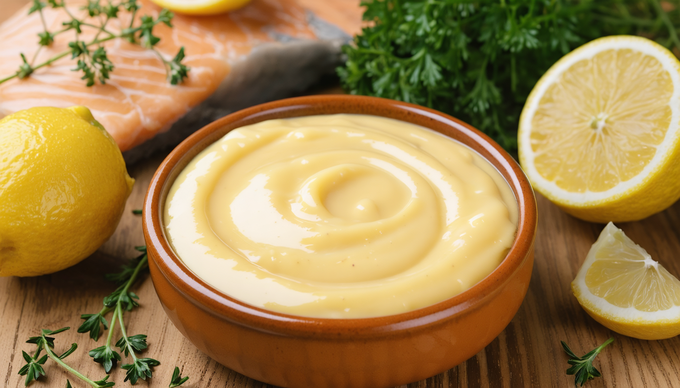 découvrez notre sauce onctueuse au beurre et citron, l'accompagnement parfait pour rehausser la saveur de tous vos plats et impressionner vos convives.