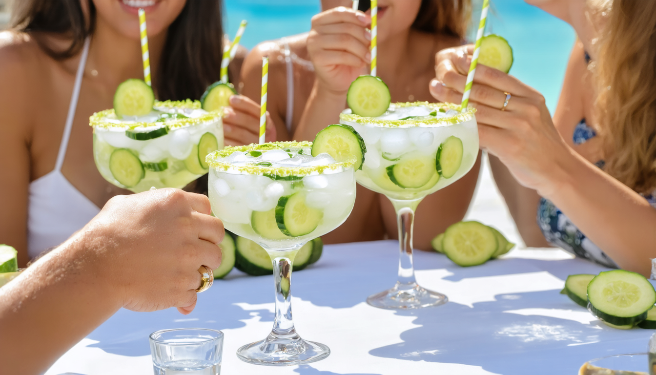 découvrez notre recette estivale rafraîchissante de gin tonic au goût frais et subtil du concombre, parfaite pour vos moments de détente en été.