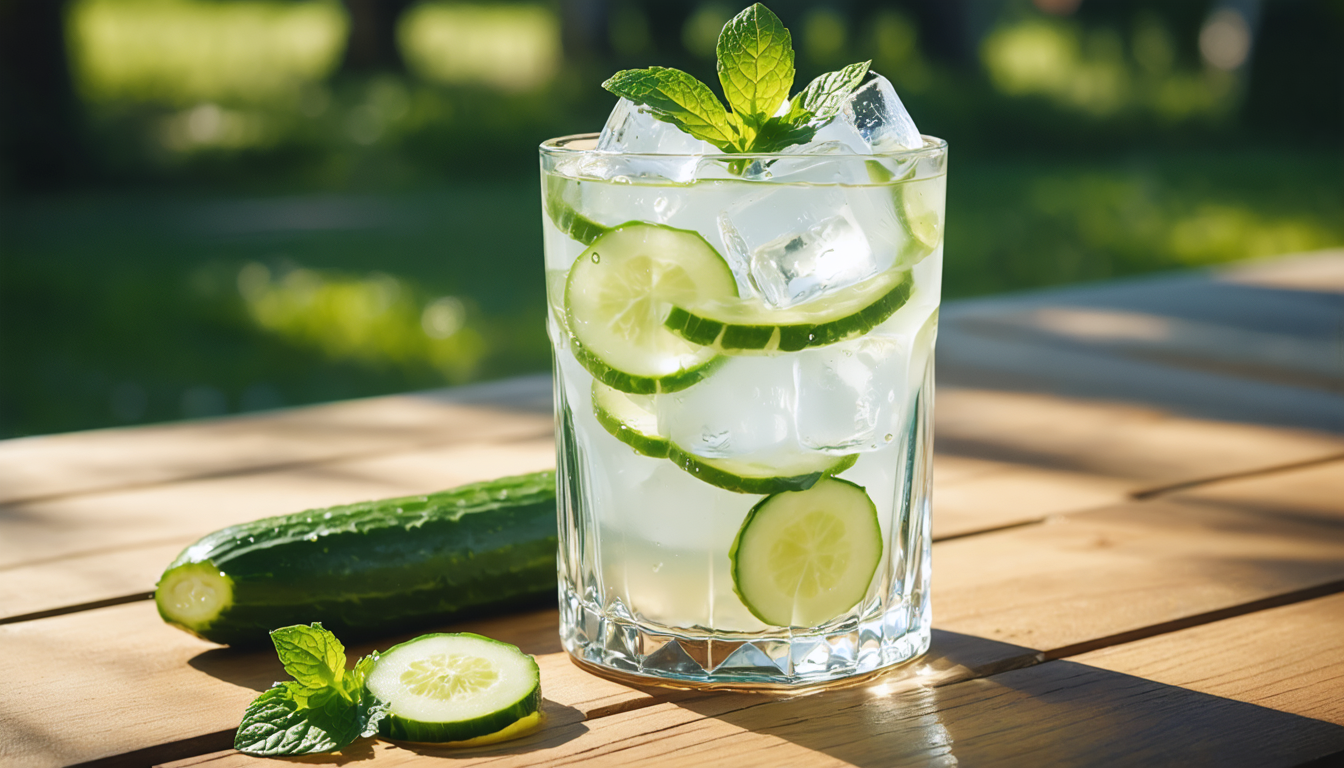 découvrez notre recette estivale rafraîchissante de gin tonic au goût frais et subtil du concombre, parfaite pour vos moments d'été.