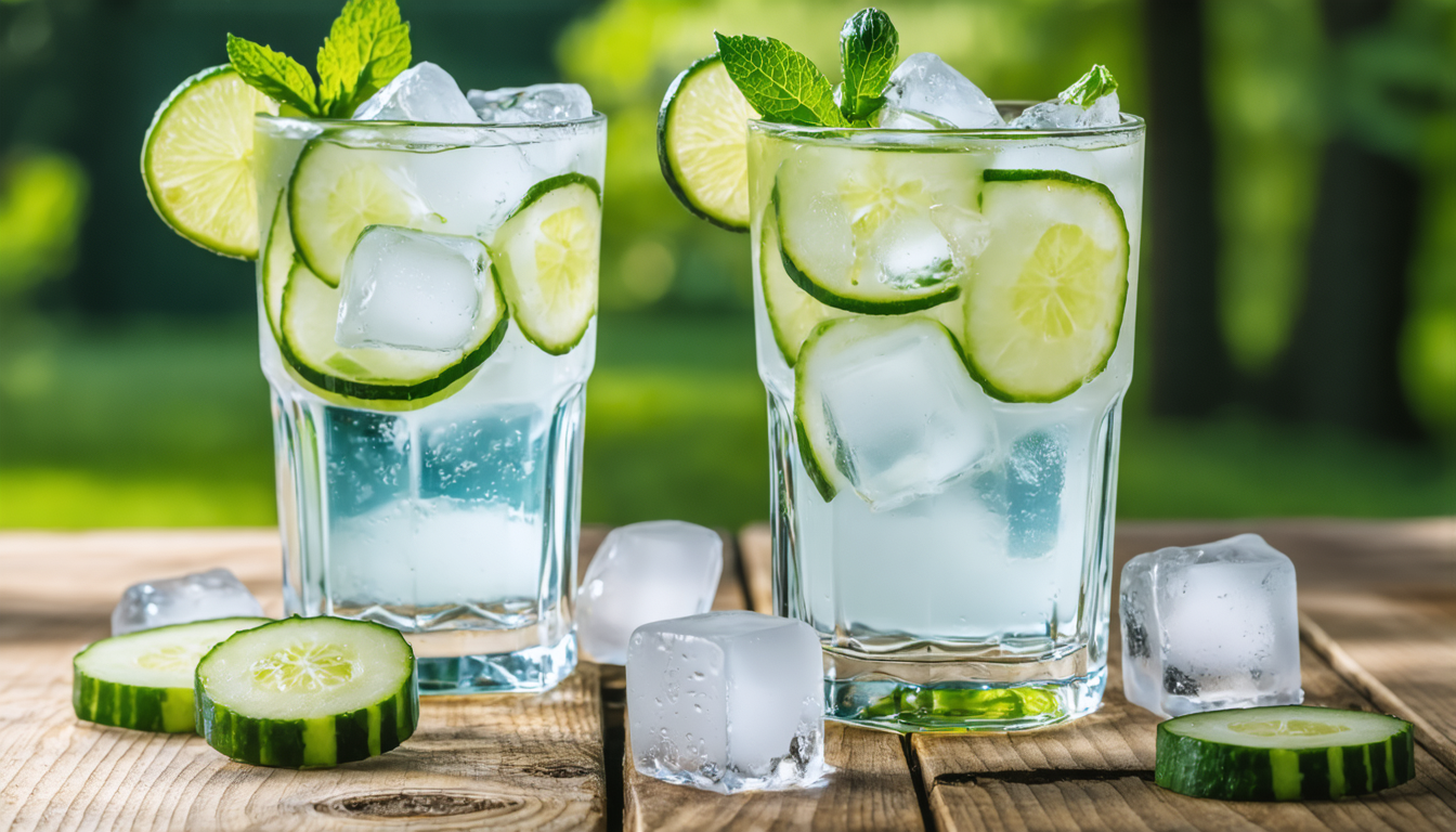 découvrez notre recette estivale rafraîchissante de gin tonic au goût délicat de concombre, parfaite pour vos moments de détente en été.