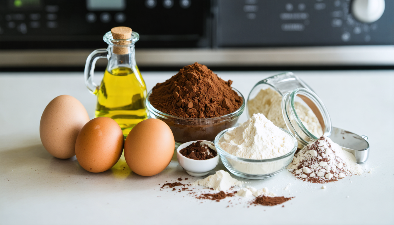 découvrez notre recette gourmande et légère de délice chocolaté, réalisée sans beurre mais avec de l’huile pour un dessert savoureux et facile à préparer.
