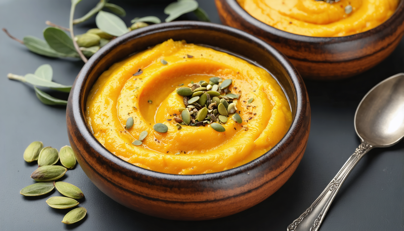 savourez une purée de butternut onctueuse au fromage frais, délicatement relevée par un mélange subtil des 4 épices, pour un délice crémeux et réconfortant.
