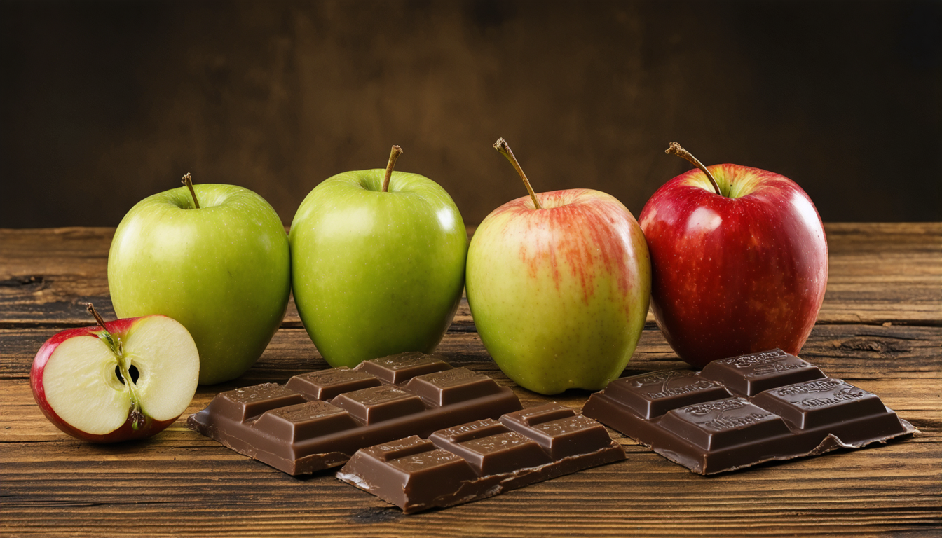 savourez notre gâteau aux pommes et chocolat, un délice fondant aux saveurs inoubliables qui ravira vos papilles à chaque bouchée.