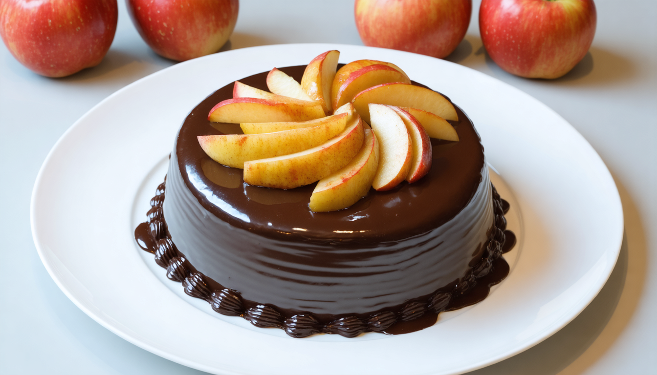 découvrez notre gâteau aux pommes et chocolat, un délice fondant aux saveurs inoubliables qui ravira vos papilles à chaque bouchée.