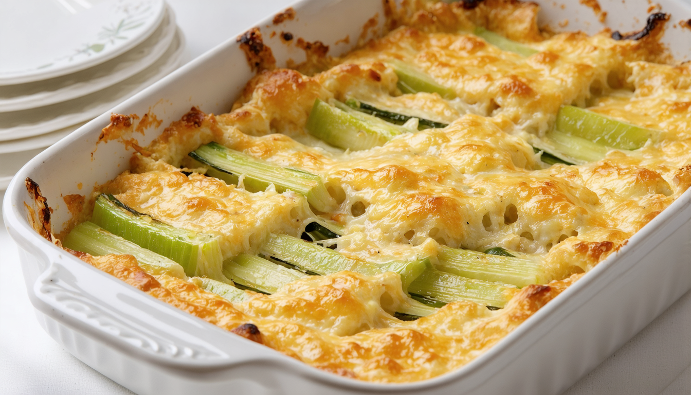 découvrez notre recette gourmande de gratin de poireaux à la raclette, un délice fondant parfait pour réchauffer vos repas en famille ou entre amis.