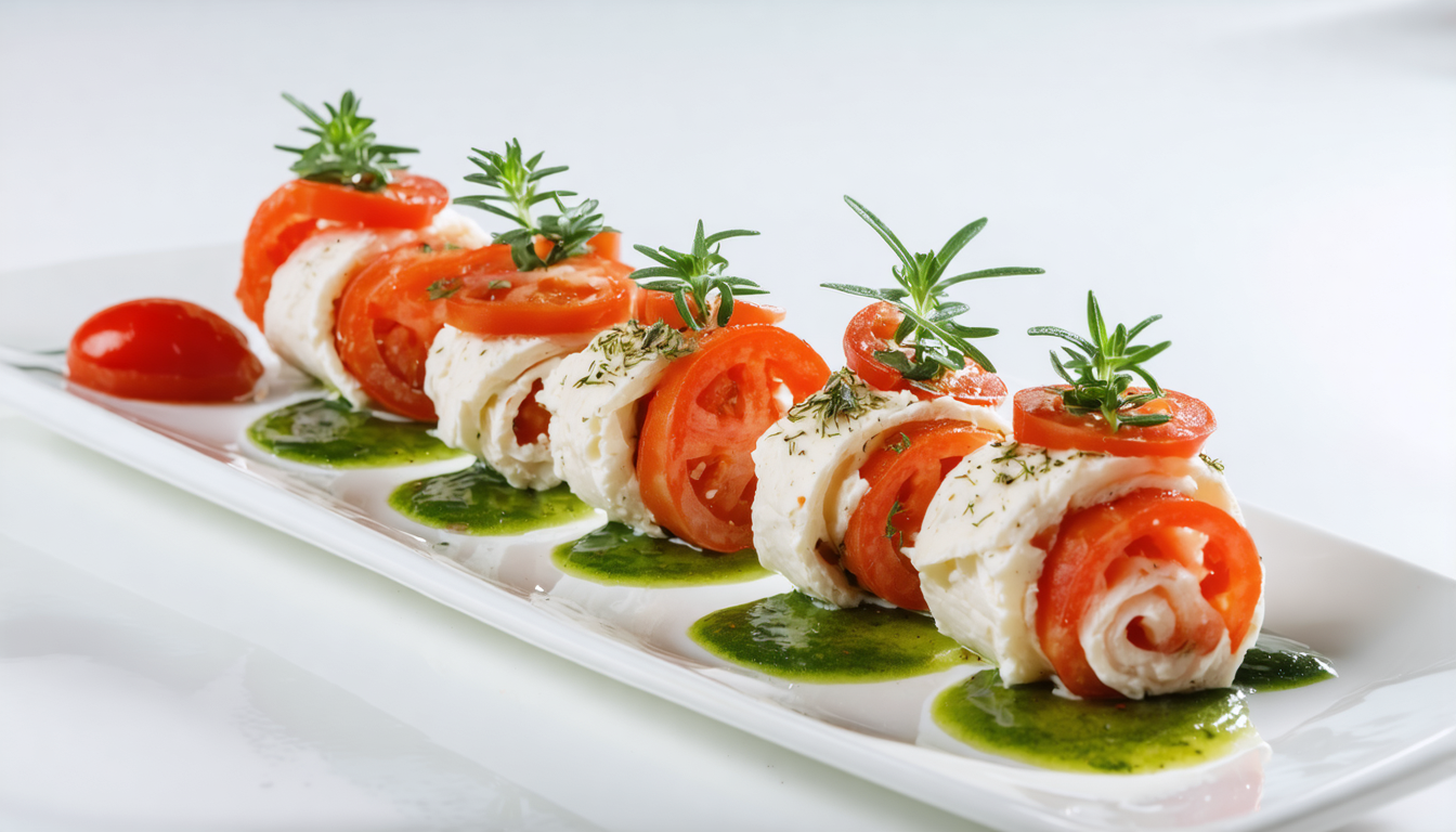 découvrez notre recette simple et savoureuse de délice roulé salé à la tomate, mascarpone et thym, parfaite pour un apéritif gourmand ou un repas léger.