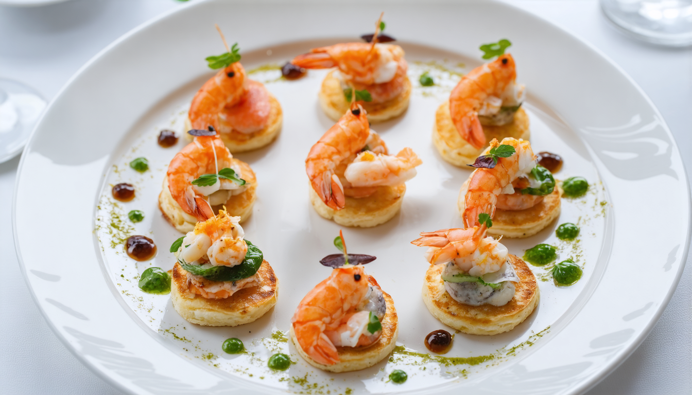 découvrez nos mini blinis gourmands au fromage frais, parfaits pour savourer des délices marins légers et raffinés en toutes occasions.