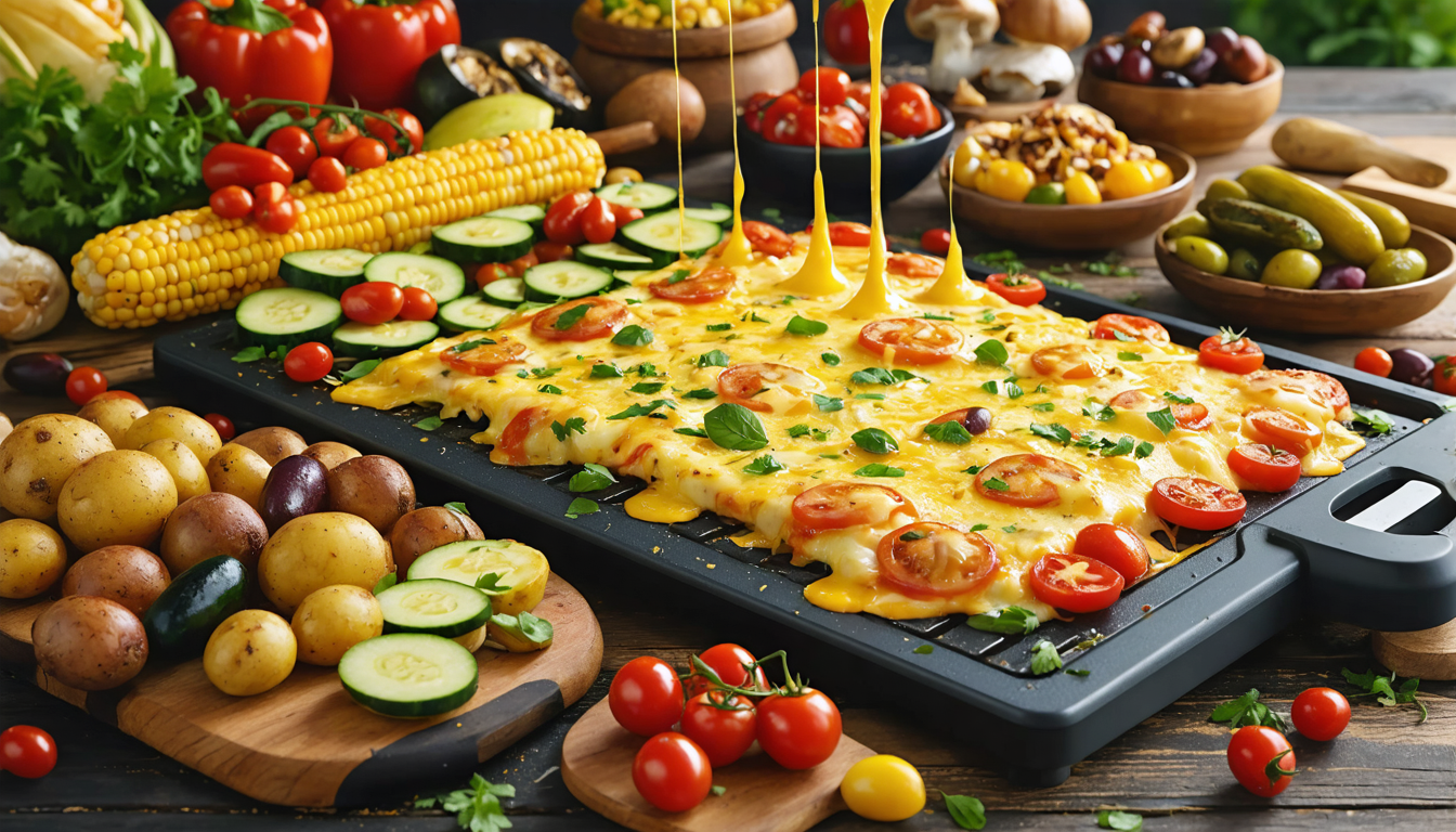 découvrez notre recette de raclette végétarienne, un festin savoureux et gourmand alliant fromage fondant et légumes frais pour un repas convivial et délicieux.