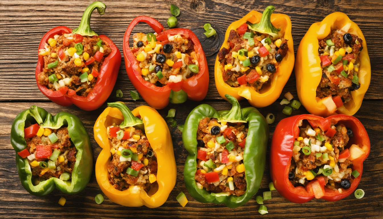 découvrez notre recette gourmande de poivrons farcis, facile à réaliser et parfaite pour un repas savoureux et coloré. à tester absolument pour régaler toute la famille !