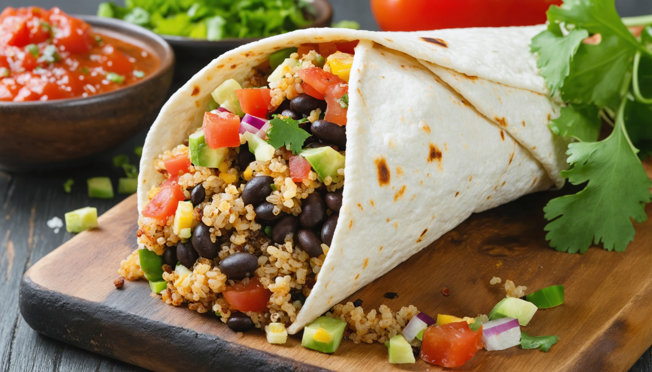 découvrez notre recette gourmande et facile de burrito vegan, idéale pour un repas sain et délicieux à adopter sans tarder.